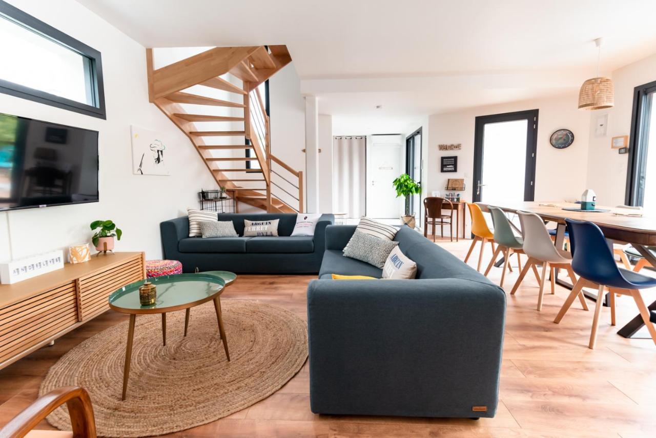 Frenchyhomes☆Villadeluxe☆Plage☆Piscine Andernos-les-Bains Kültér fotó