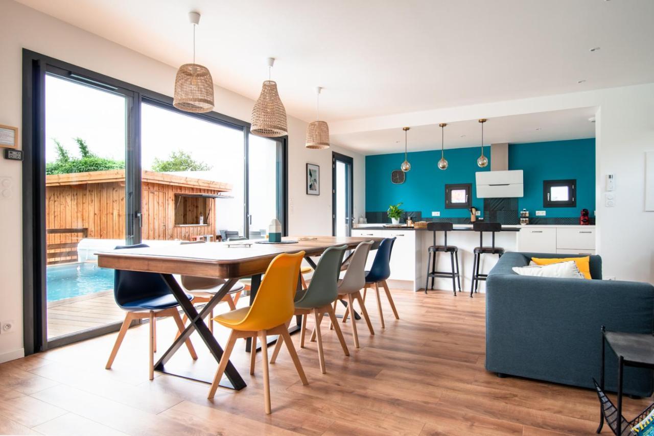 Frenchyhomes☆Villadeluxe☆Plage☆Piscine Andernos-les-Bains Kültér fotó
